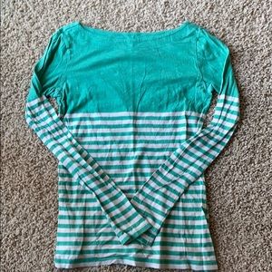 Boatneck striped shirt